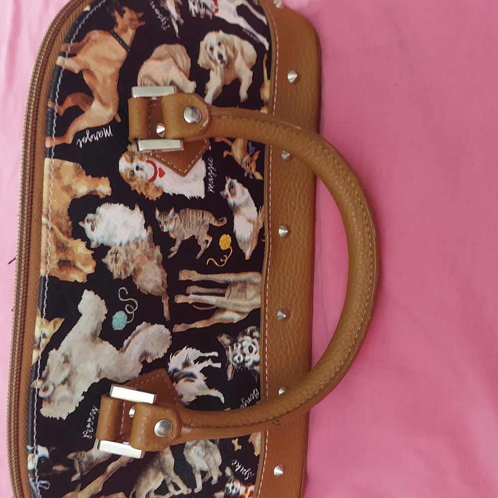 SYDNEY LOVE Purse with adorable dogs 11 in. by 5 in.